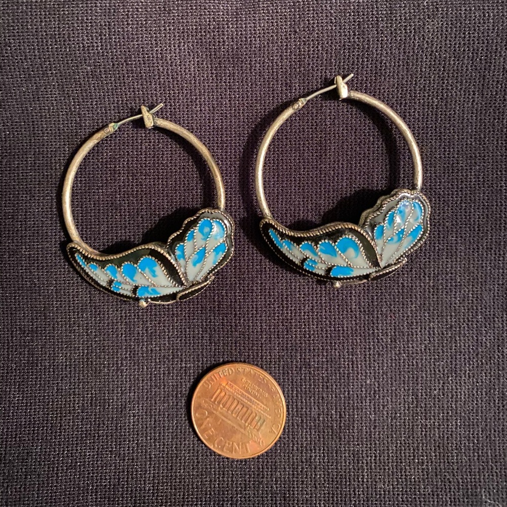 Butterfly 🦋 Hoop Earrings